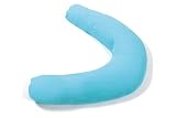 Baby Boum Soft, Cotton Rich washable Maternity Cushion Cover in Azur Blue - 190cm long from the Azur Collection