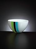 Infinity Instruments Bowl with Stripes- White/ Multicolor