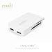 GPS Review : Moshi Cardette 5 in 1 USB 2.0 High Speed Memory Card Reader (CF, MMC, SD, MS, xD) - White