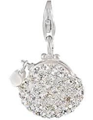 SilveRado(tm) VRB324-1 Verado Bling Bling Me Bag White Bead / Charm