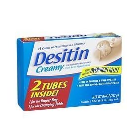 Destin Creamy - Zinc Oxide Diaper Rash Ointment (2 X 4.8oz Tubes) Total 9.6oz (Product Arrives As Shown in Photo. Inside Sealed Manufacturers Box. Also We Ship Your Order in a Box, NOT an Envelope. Your Order Will NOT Get Crushed!!!)