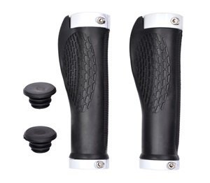 KLOUD ® Black & White gel comfort and anti-slip soft bike bicycle hand bar grip On Sale