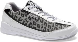 Dexter Cheeta Bowling Shoes, White/Grey/Black, 9