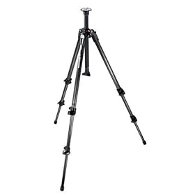 Manfrotto - 190CX3 -Tr�pied Cabone/Magn�sium - 3 sections - Colonne centrale extra courte - Noir