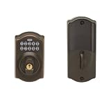Schlage LiNK Wireless Keypad Add-on Deadbolt, Aged Bronze