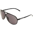 A|X Bright Sport Aviator Sunglasses - Armani Exchange Adult Full Rim Outdoor Eyewear - Black/Gray