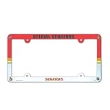 Ottawa Senators Official 12"x6" License Plate Frame Plastic