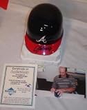 John Smoltz Autographed/Hand Signed Atlanta Braves Mini Batting Helmet