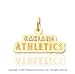 14k Yellow Gold Fashionable Oakland Athletics Pendant