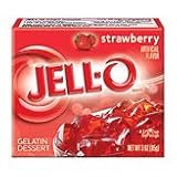 ジェロ　ゼラチンデザート （ゼリー） 3oz(85g)ストロベリー