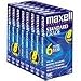 Maxell T120GX/8PK VHS Cassette Standard Grade T-120, 6 Hour, 8 Pack
