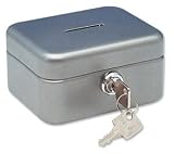 Helix Mini Money Box with Coin Slot 112x92x62mm Mercury Ref W91070