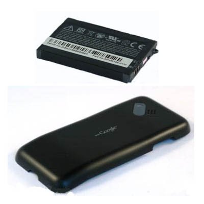 2 Pieces Value Combo Of T-Mobile HTC Google G1 OEM Original Battery + OEM Original Black Battery Door for HTC Google G1
