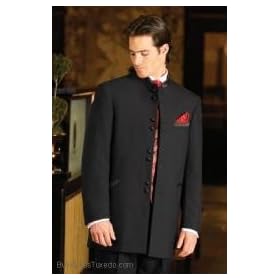 mandarin collar tuxedo