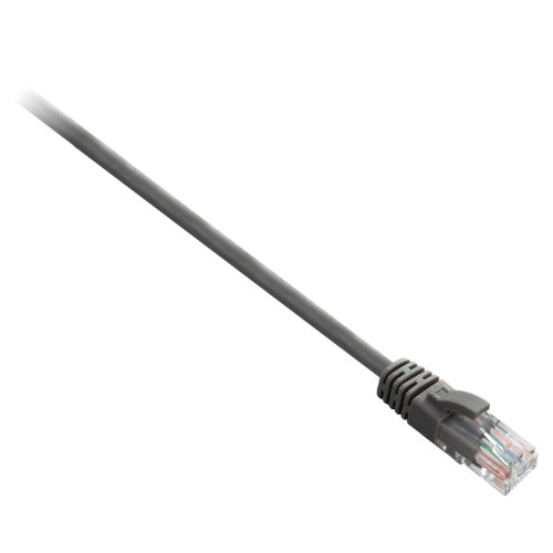 V7 CAT5e Snagless Molded Network Patch Cable RJ45 Male to Male, Grey (2-Feet) (V7N3C5E-02F-GRYS)
