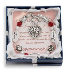 Clearly Charming Love, Grandmother, Forever Silver & Crystal Expressively Yours Bracelet