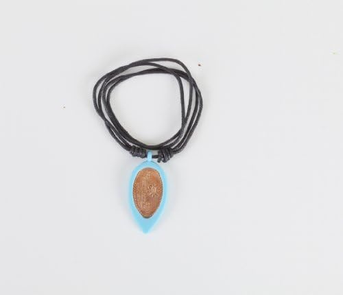 Pennybandz Pendant necklace for elongated coins - Color Ocean Turquoise