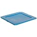 Carlisle 1031214 Blue One-Sixth Size Smart Lids Food Pan Lid (Case of 6)