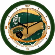 Baylor Bears Slam Dunk Wall Clock