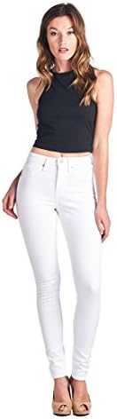 Parkers Jeans High Waisted High Rise Skinny Jeans (3, White)