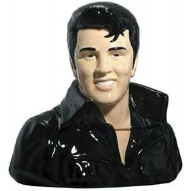 Elvis Presley '68 Comeback Bust Cookie Jar by Vandor