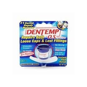 Dentemp O.S. One Step, Caps and Fillings Repair, 8+ Repairs, 2g Blister.
