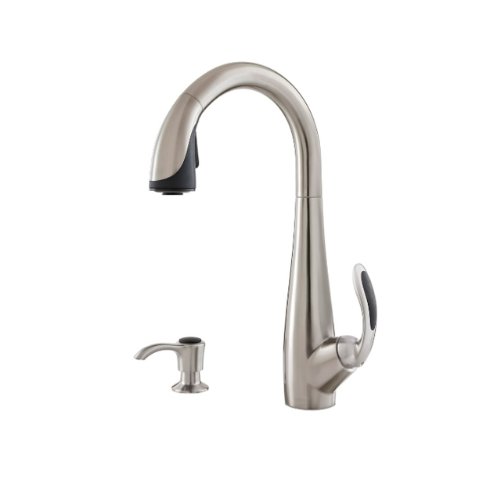 Pfister Gt529 Nis Nia Single Handle Pull Down Kitchen Faucet