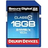 Delkin 16 GB Secure Digital (SD) PRO Class 10 163X Memory Card DDSDPRO3-16G ....