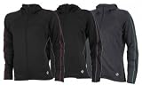 RONHILL Celestial Pro Ladies Running Hoodie , 10, BLACK/CORAL
