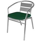 Bolero Seat Pads Colour: Green. Pack quantity 4
