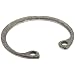 Internal Retaining Ring, Steel, Zinc Plated, Inch, .042" Thick, Pack of 25