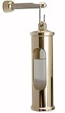 E.S. Sorensen Stormglass Weather Change Predictor Wall Mount Hanging Hook (Brass)