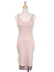 Strapless Knit Scoop Neck Tank Bodycon Dress 