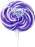 Purple and White Whirly Lollipops 20 Pcs.