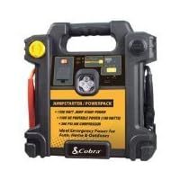 Cobra CJIC 250 300 Amp Portable Jump-Start/Air Compressor with A/C and D/C Power Outlets