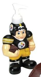Pittsburgh Steelers 7.25 Plastic Bath Soap Dispenser - NFL Football