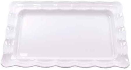 2 PCS Set of Preminum Quality White Melamine Tray