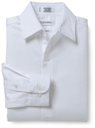 Calvin Klein Boys 8-20 Sateen Hanging Dress Shirt