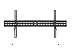 Ultra Slim Fixed Position LED Wall Bracket for Screens 48" up to 65" or 100lbs in weight