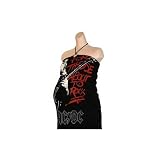 AC/DC Hell's Bells O-Ring Halter Tube by ROCKSTARMOMS