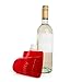Big Betty On-The-Go Flexible Wine Bottle, Holds a Whole Bottle of Wine, 750 ml Capacity, Red