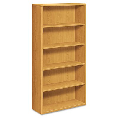 HON 10700 5-Shelf Bookcase, Harvest HON 10700 5-Shelf Bookcase, Harvest