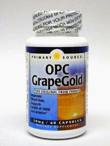 Primary Source OPC Grape Gold, 50 mg - 60 Capsules