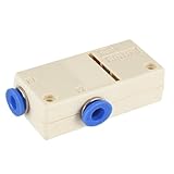 uxcell 真空エジェクタ　真空発生器　ホワイト　ワンタッチタイプ　パイプライン　簡単に接続