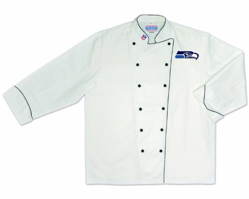 Tailgate 29 Chef NFL Seattle Seahawks Premium Chef Coat (Large)