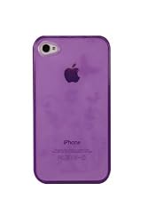 Purple Butterfly Flower iPhone 4S Case (Compatible with Apple iPhone 4S, iPhone 4)