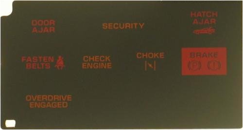 1984 1985 Corvette Information Center Lens