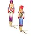 Kitchen & Housewares : Seasons of Cannon Falls Nutcracker Clip-on Christmas Ornaments From the Vintage Glassworks Collection From Midwest #397060 Germany Hand Blown Glass