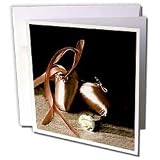 Ballet Slippers - Ballet Slippers - Greeting Cards-6 Greeting Cards with envelopes