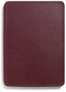 Click for larger image Amazon Kindle Leather Cover, Wine Purple